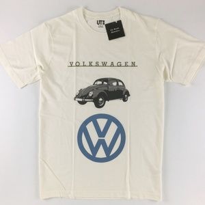 Uniqlo Volkswagen VW Beetle Bug Shirt Volkswagon